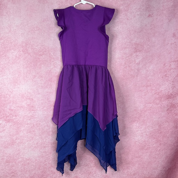 110. Disney D-Signed Purple Layered Dress Girls S EUC - Picture 4 of 7